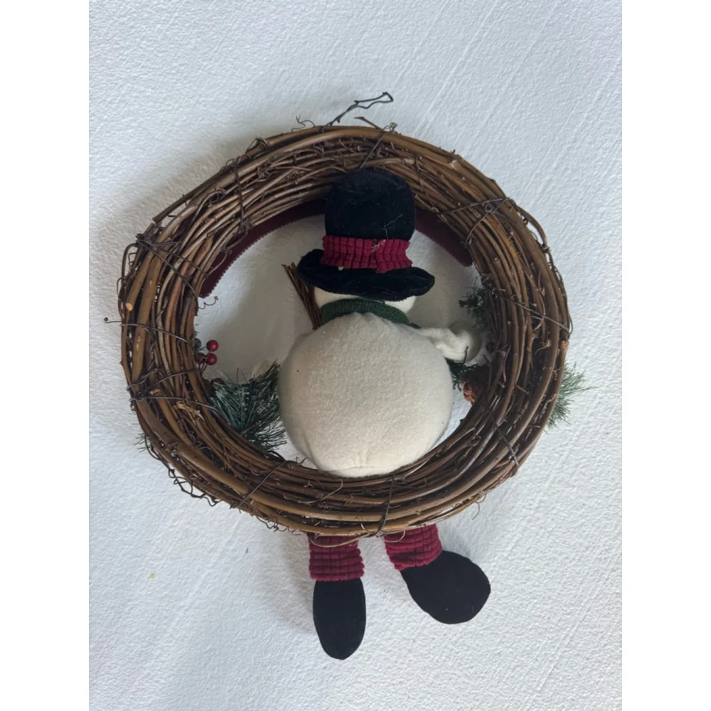 Dan Dee Collector's Choice Welcome Wreath Snowman